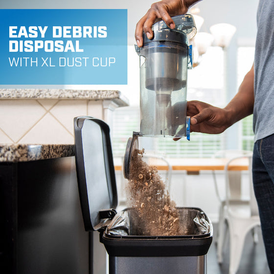 Easy Debris disposal with CL dust Cup