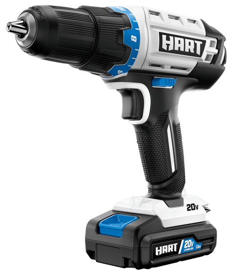 20V Cordless 3-Tool Combo Kit (1/2" Drill/Driver, 6-1/2" Circular Saw, LED Light, (1) 1.5Ah Lithium-Ion Battery, (1) 4.0Ah Lithium-Ion Battery)