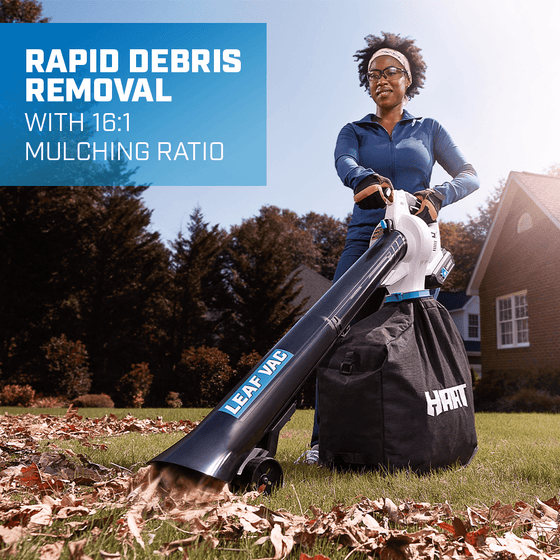 40V Cordless Leaf Vacuum Kit